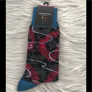 Bugatchi NWT Mens socks Charcoal